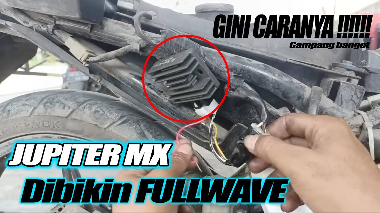 GAMPANG BANGET..BIKIN JUPITER MX JADI FULLWAVE
