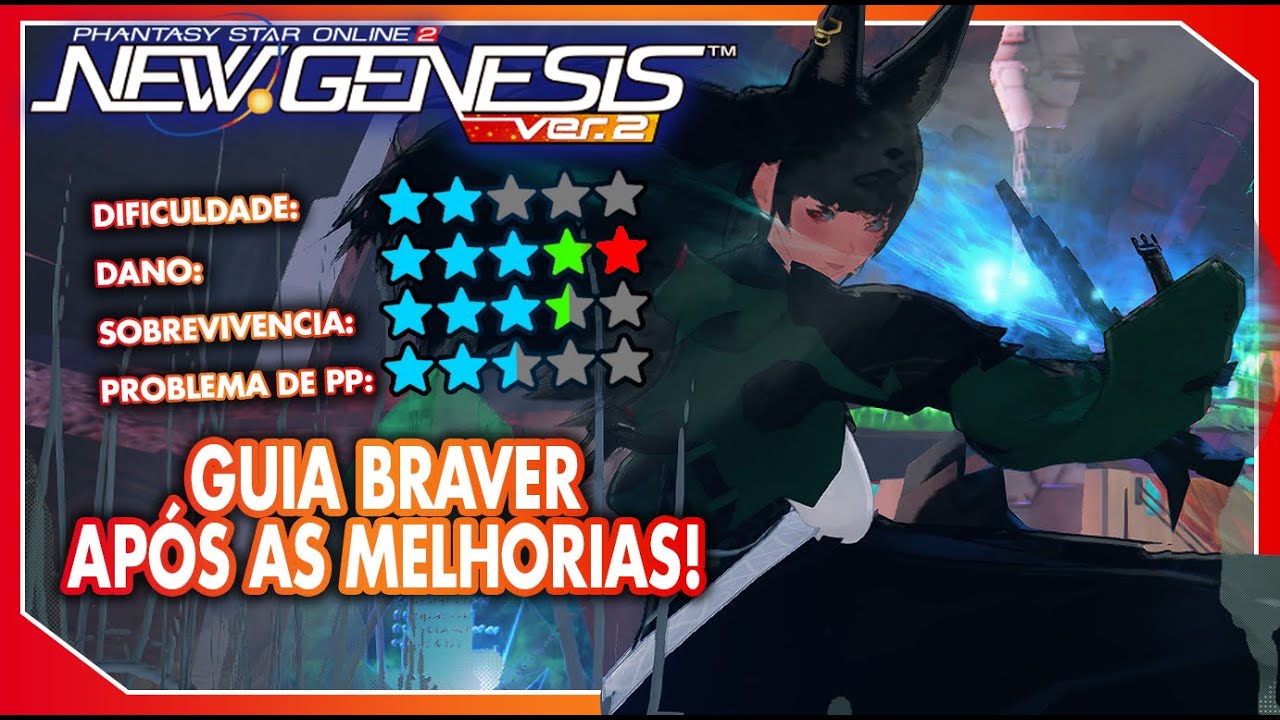 Guia Braver após melhorias! Katana e Bow (Arco) | PSO2NGS