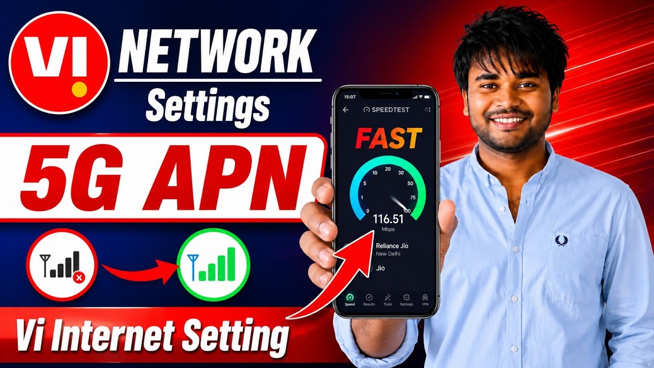 VI 5G Internet Settings 2026 | VI Fast APN Settings | Increase VI Internet Speed