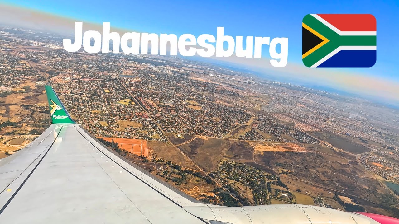 Takeoff from Johannesburg to Cape Town : OR Tambo International Airport
