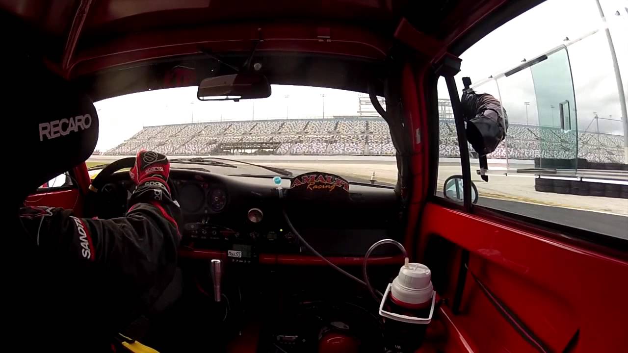 935 K1 Kremer Porsche onboard Daytona International Speedway