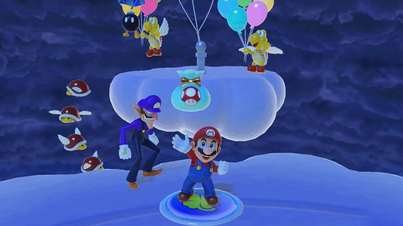 Super Mario Party Jamboree - Mario vs Donkey Kong vs Bowser vs Peach - Mario's Rainbow Castle