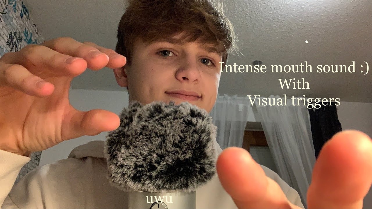 ASMR Intense mouth sounds with visual triggers 😌❤️