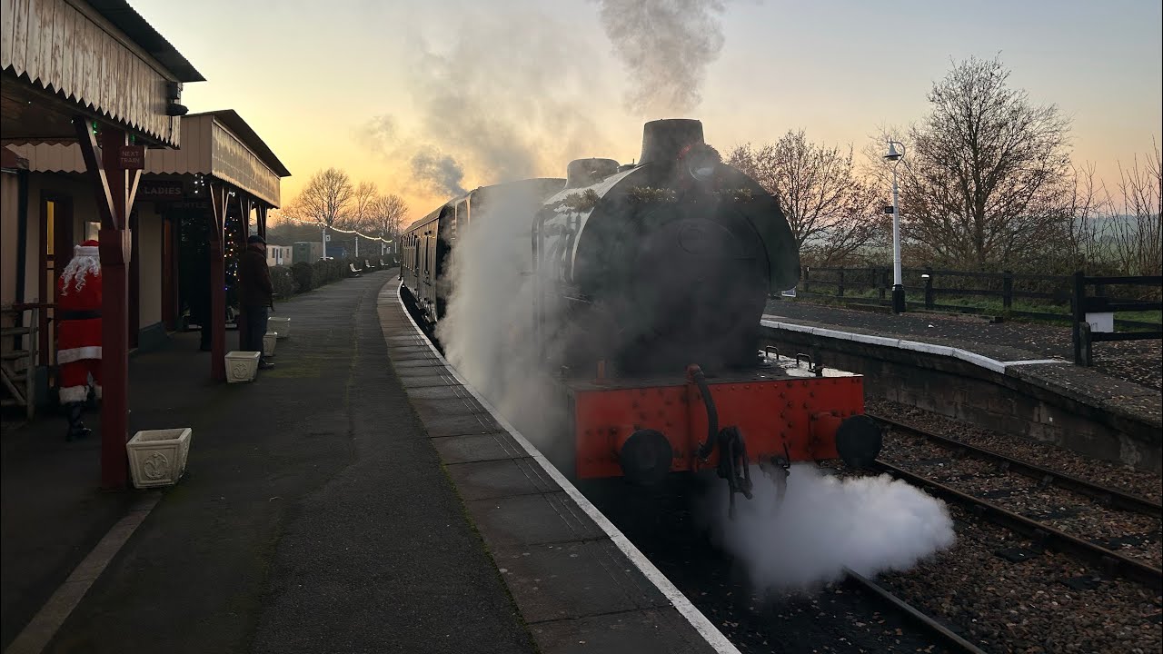 WD 132 Hunslet Sapper. Ride along and Epic Climb. Kent and East Sussex Railway 9/12/22