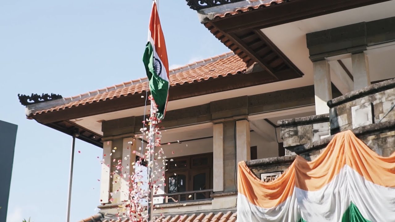Celebration of India's Independence Day in Bali, Indonesia | 15 August 2020