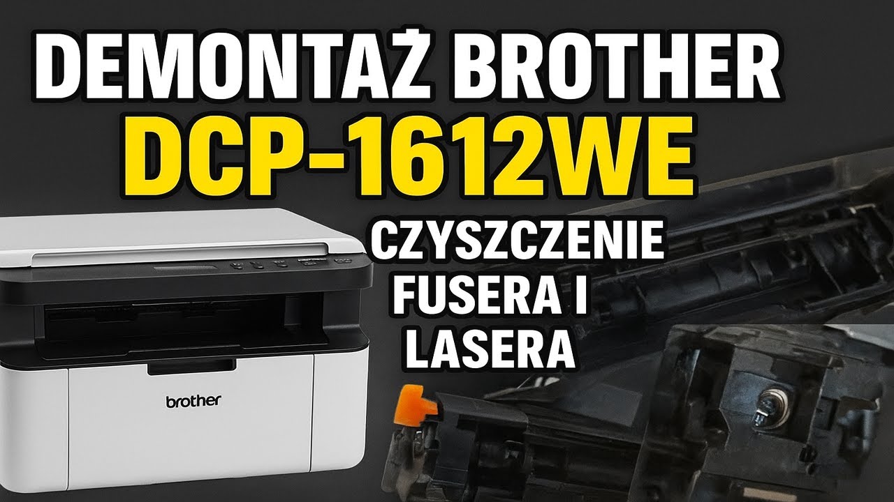 Jak zaoszczędzić na serwisie? Samodzielna konserwacja Brother DCP-1612WE