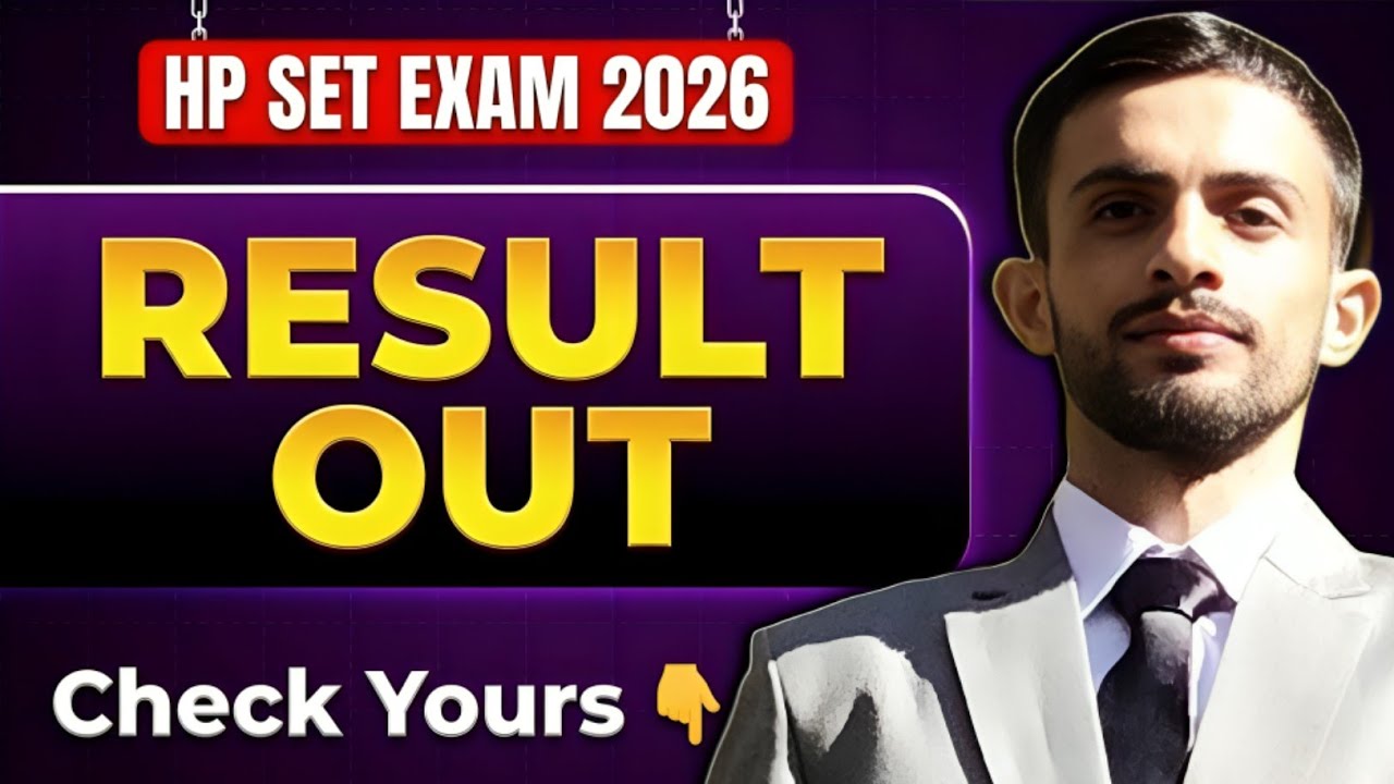 ⚡ HP SET Exam 2026 Result Declared | Check your roll number 👇
