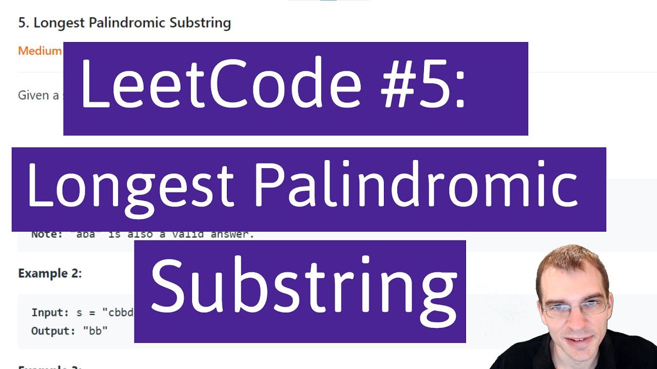 Практика программирования на Python: LeetCode #5 — Самая длинная палиндромная подстрока
