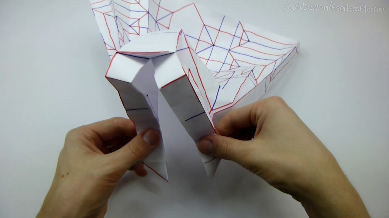 How To Read & Solve Origami Crease Patterns (Beginner 3#)