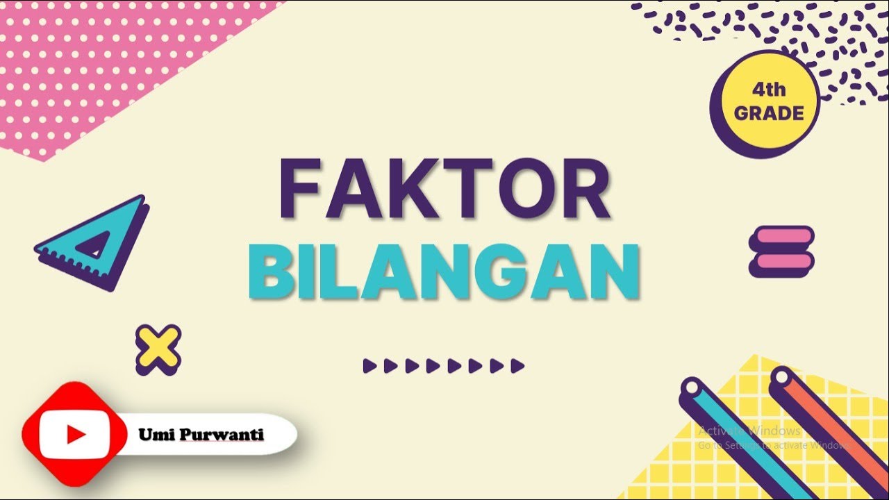 Faktor Bilangan