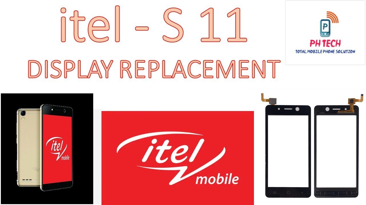 itel s11 display replacement / glass only / touch Replacement