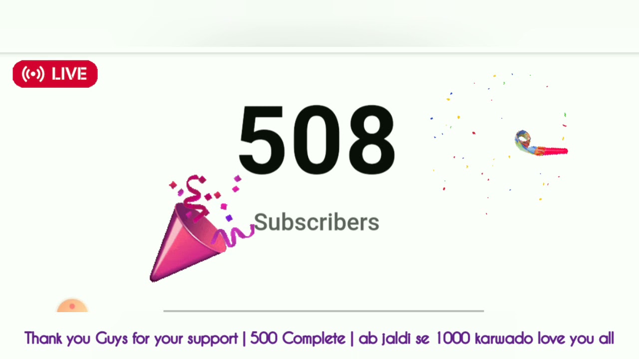 Thanks guys for 500 Subs❤️ | Love you all | keep Supporting ❤️