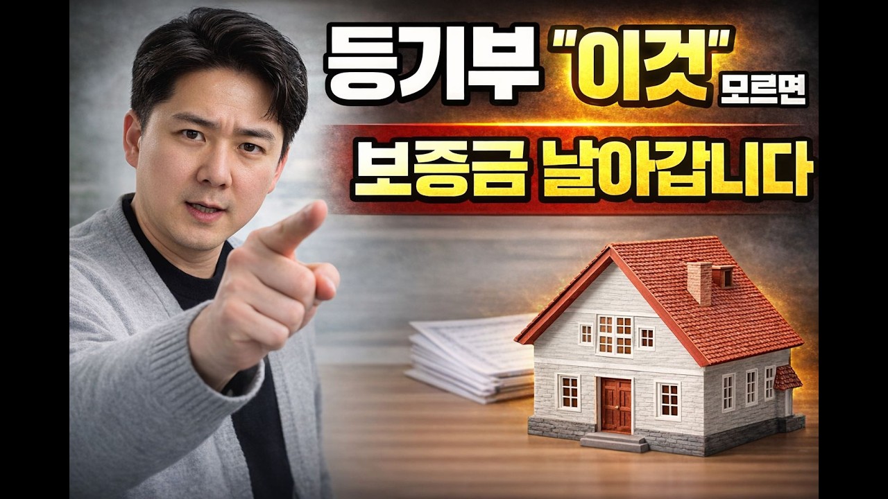 월세 계약할 때 등기부 “이것” 모르면 보증금 날립니다 (현직 공인중개사 설명)