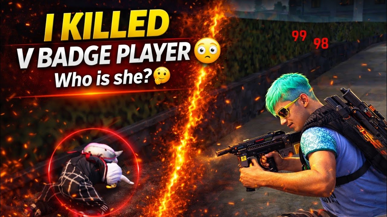I Knocked A V Badge Player 😱 | Chaity Gaming Destroyed!