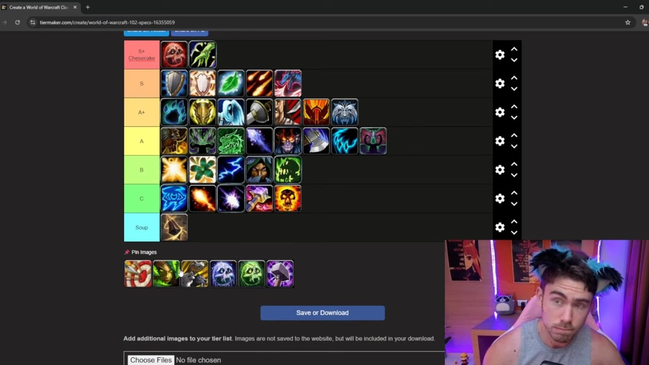 META mythic plus tierlist for 3k IO