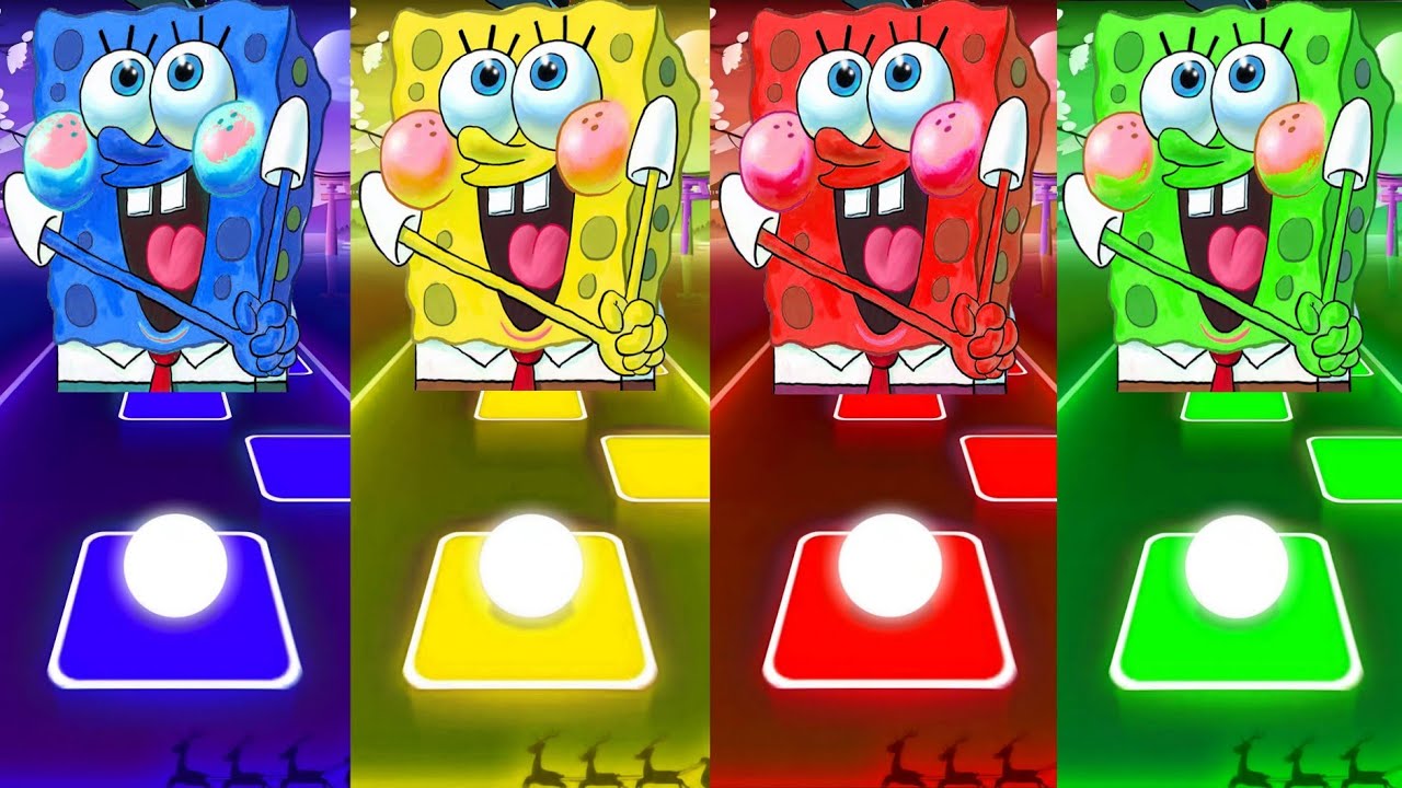 SPONGEBOB EXE  🆚 SPONGEBOB EXE 🆚 SPONGEBOB EXE 🆚 SPONGEBOB EXE | Tiles Hop Battle