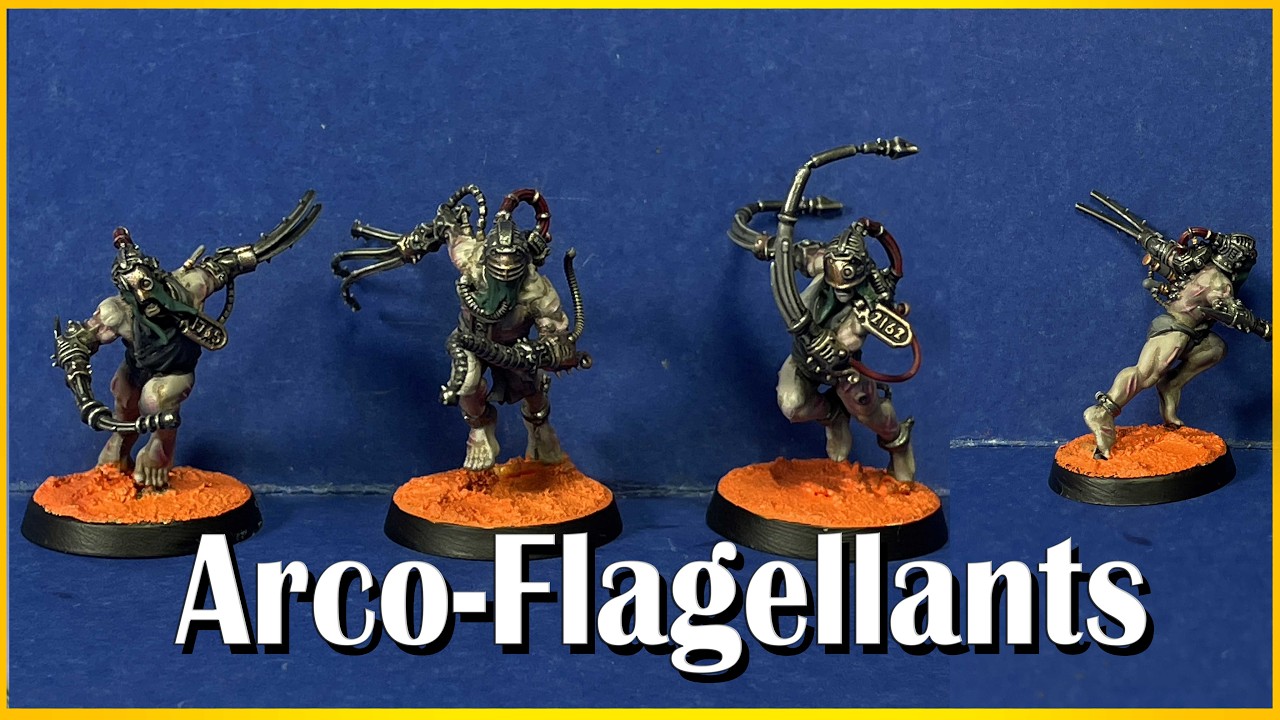 The Cheapest Tarpits in the game - Arco Flagellants Tutorial - Sister Of Battle - Joyful Painting