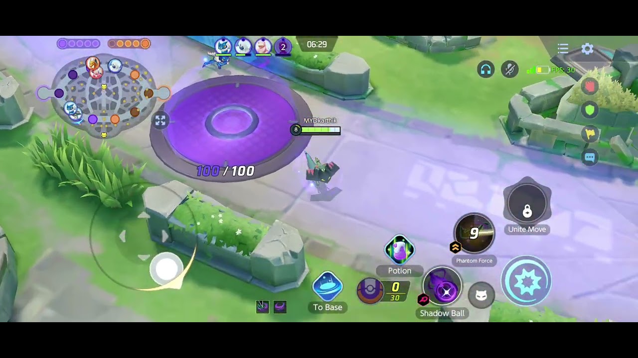 Ez win with Dragpult | Pokemon UNITE | MYD Karthik Mech arena 