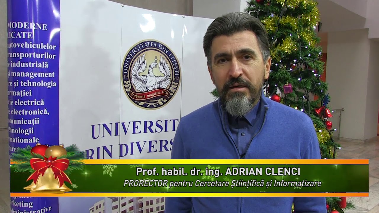 Felicitare de Crãciun și Anul Nou 2021 -  prof. habil. dr. ing. ADRIAN CLENCI