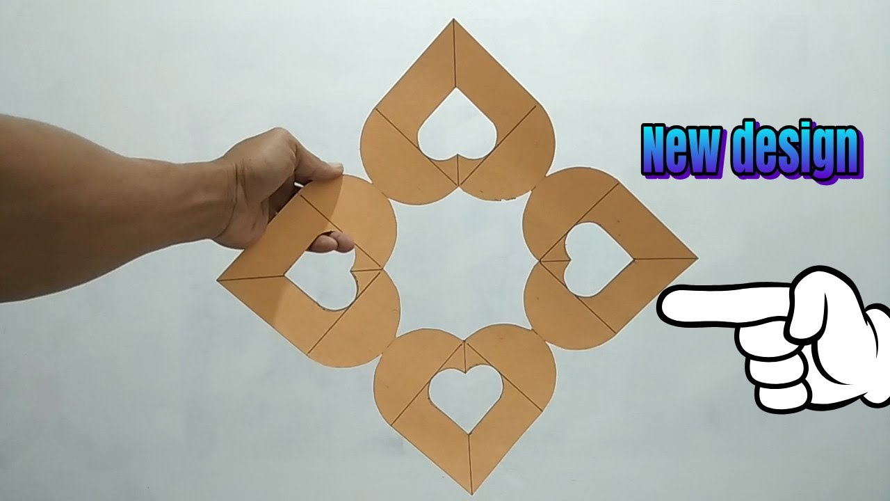 WALL PAINTING HEART 3D | 3D HEART PAINTING DECORATION | SENI LUKISAN HATI 3D WALL DECORATION