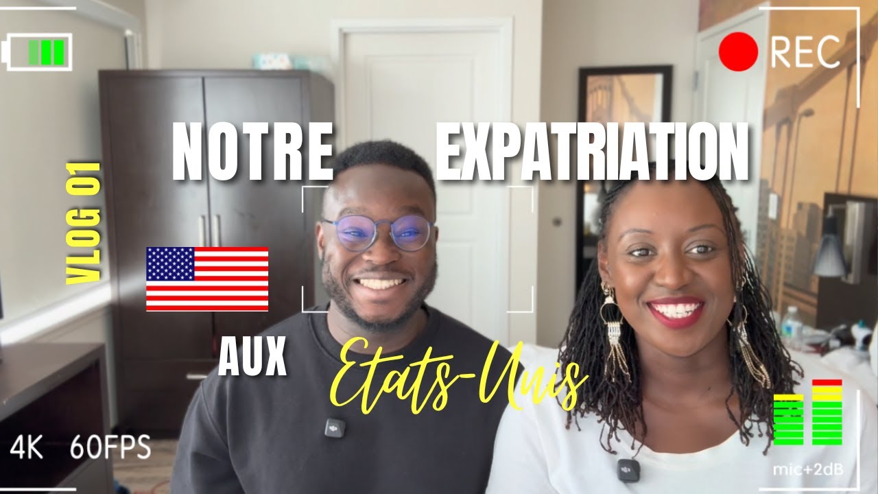 Première vidéo Youtube - Notre expatriation aux Etats-Unis ✨🇺🇸