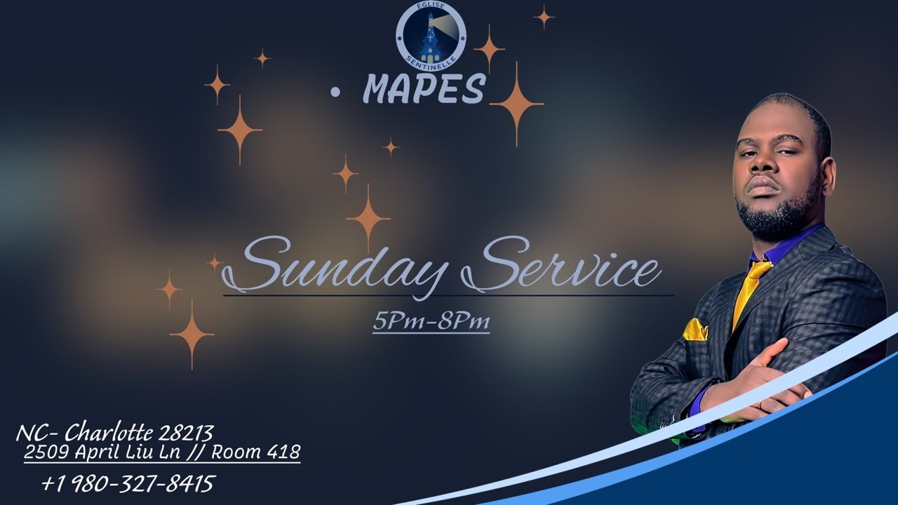 SUNDAY SERVICE || MISSION APOSTOLIQUE DE L'EGLISE SENTINELLE|| USA-NC- CHARLOTTE |03-01-26