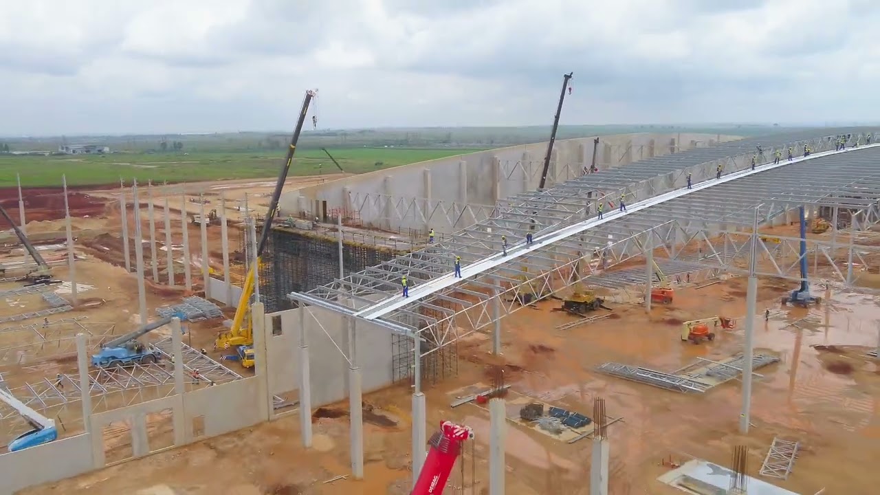 Progress on the Pick 'n Pay Distribution Centre at Eastport Logistics Park