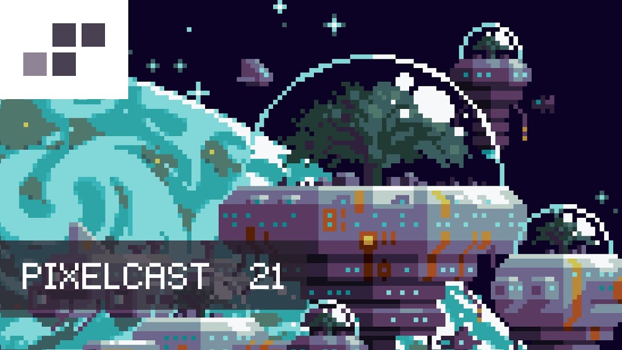 Pixel Art Timelapse | Biotopis: Orbital Colony - Pixelcast 21