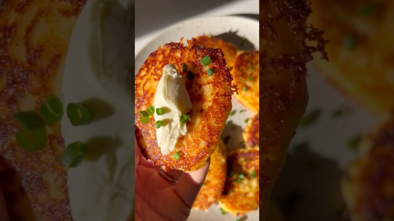 Mashed Potato Cakes (recipe in description)