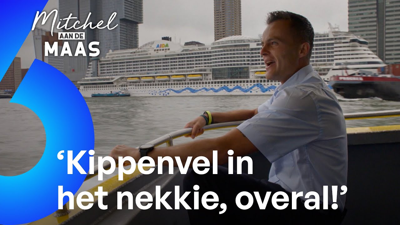 HYSTERISCH! Mitchel DOLENTHOUSIAST over ERASMUSBRUG! | Mitchel aan de Maas