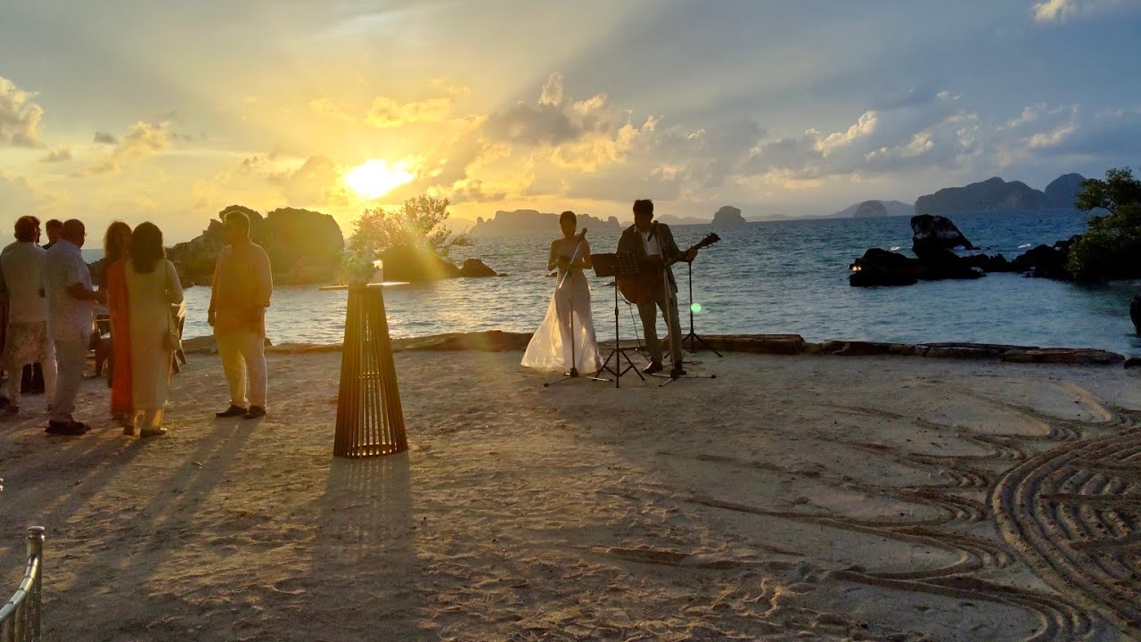 L-O-V-E Nat King Cole - Singer & Guitar Band for Wedding Ceremony Cocktail Dinner Sunset Beach Hotel