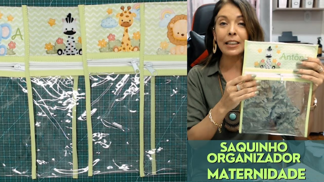 Como fazer Saquinho organizador para maternidade - Fácil e rápido