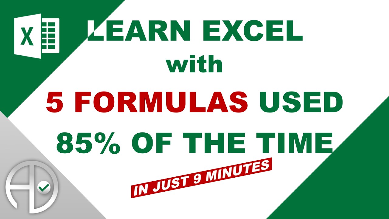 Excel для начинающих: 5 лучших формул, которые вы должны знать (с примерами)