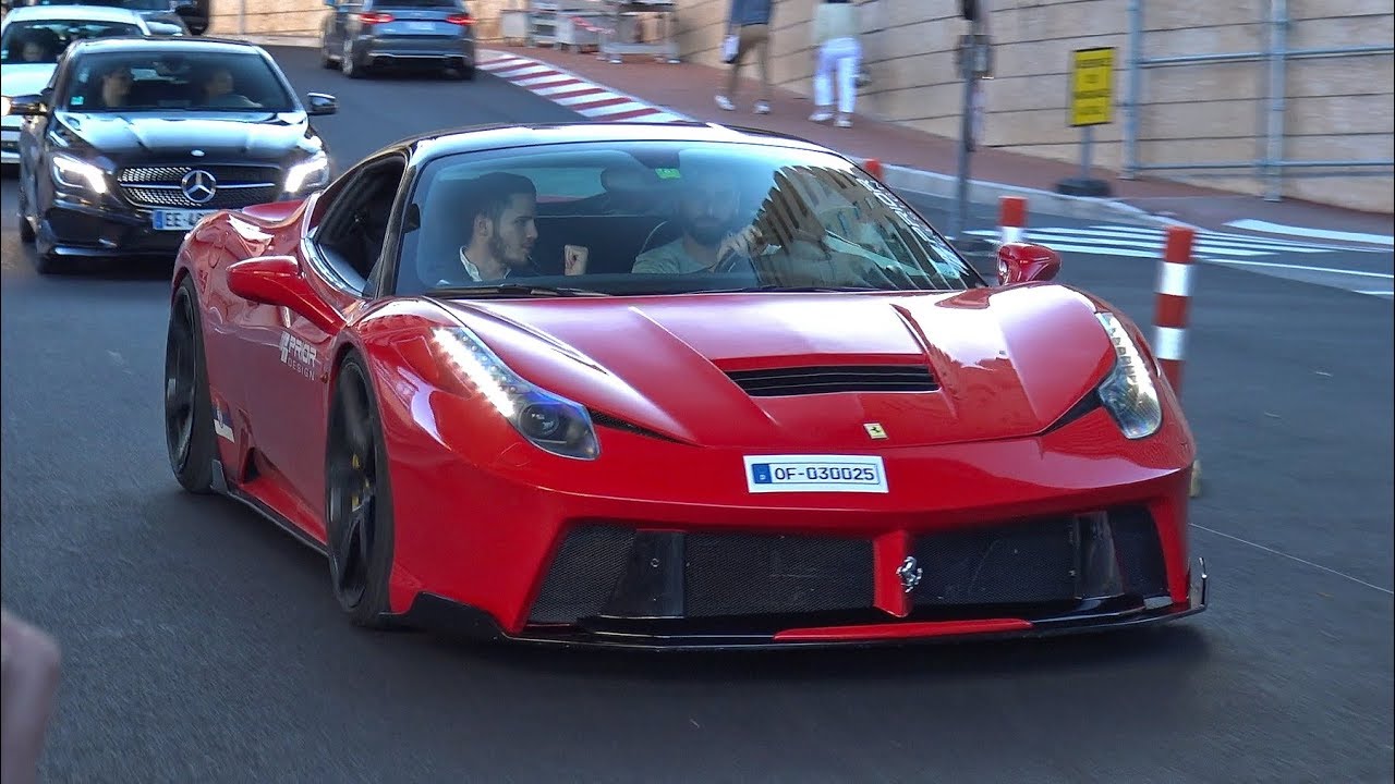 FERRARI PD458 PRIOR DESIGN EXHAUST SOUNDS!