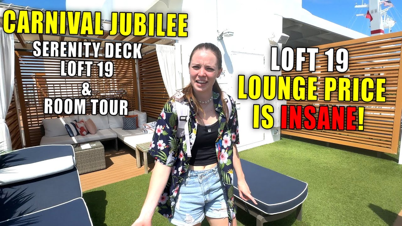 Inside Carnival's Most Luxurious Ship | Loft 19, Serenity Deck, & Room Tour