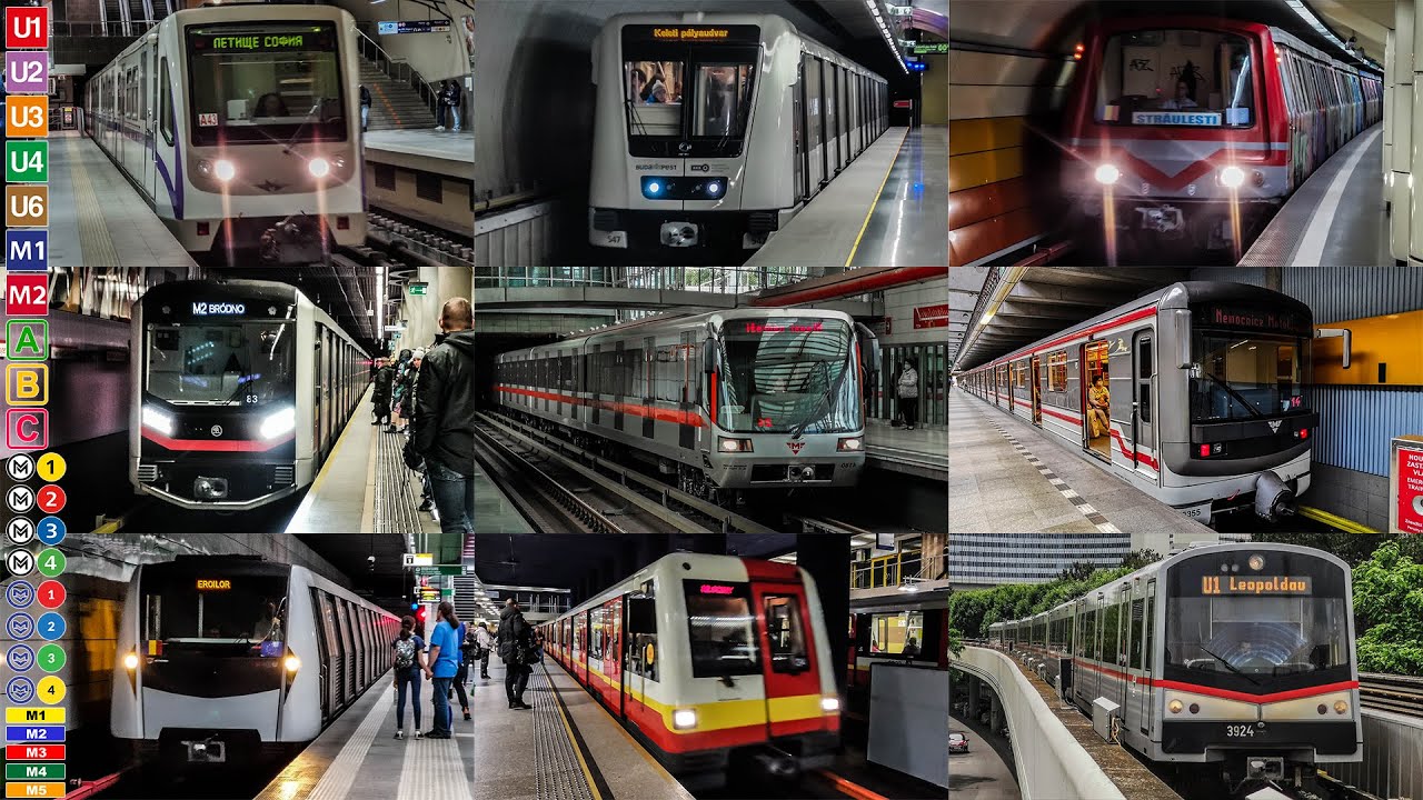 🇪🇺 All the Metros in Central Europe - All the Lines (2024) (4K)
