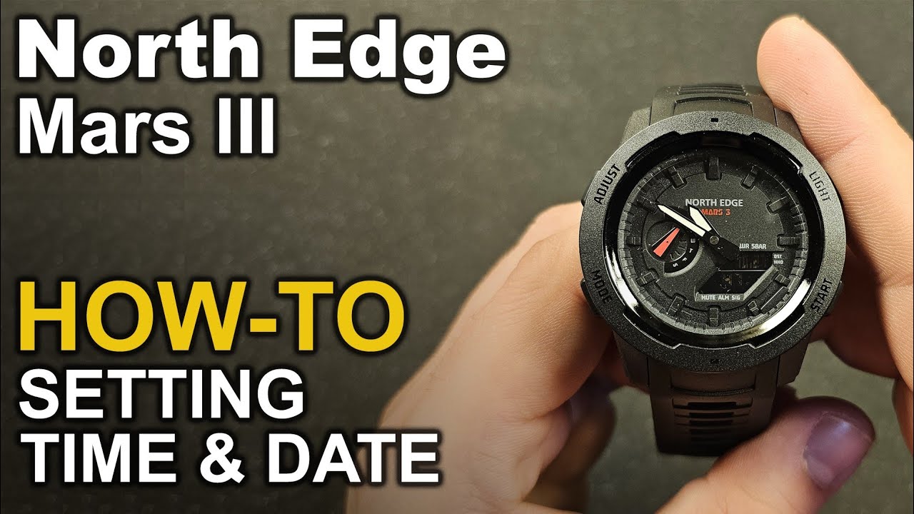 North Edge Mars III - Setting the Time and Date
