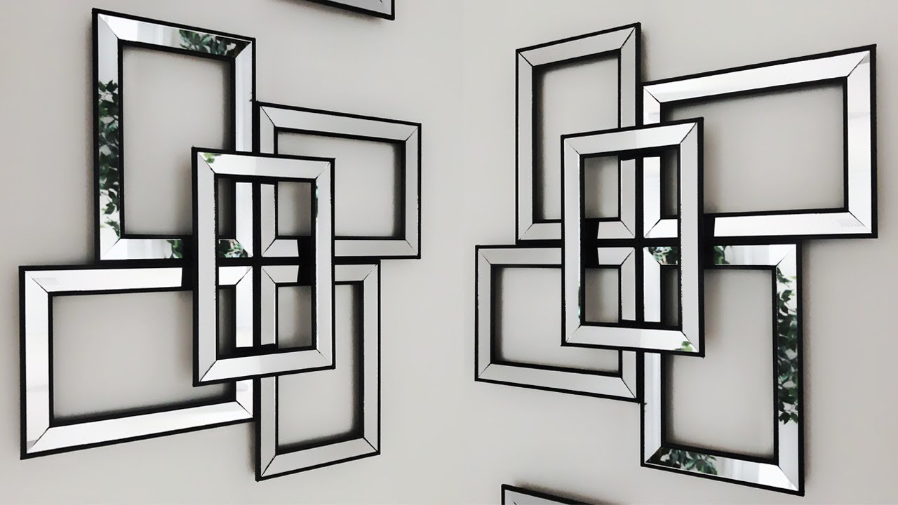 DIY Dollar Tree Mirror Wall Decor - So Easy To Make!