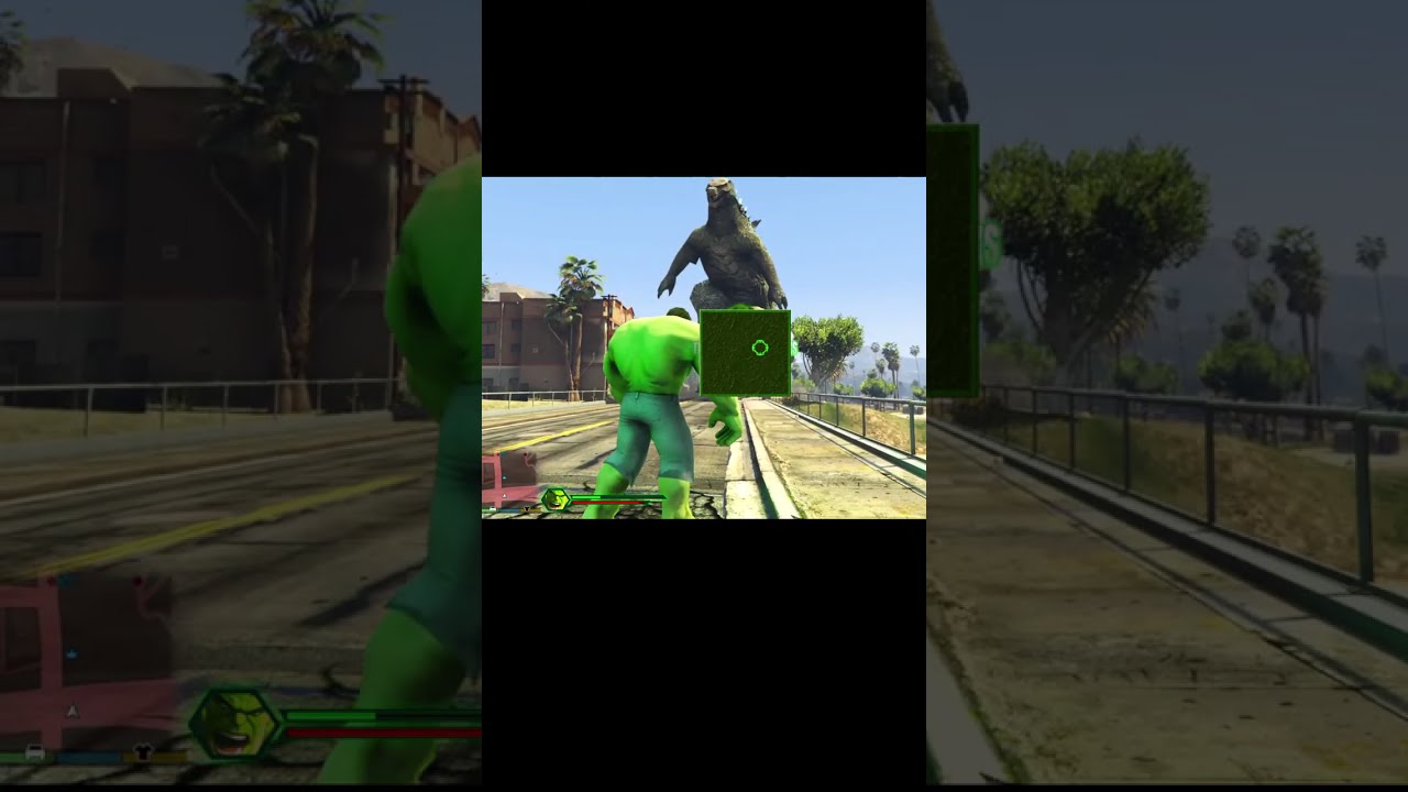Hulk vs Police in GTA V 💥 | Epic Fight 
