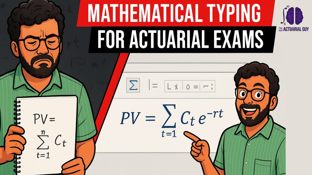 Mathematical Typing for Actuarial Exams | MS Word | IFoA | IAI
