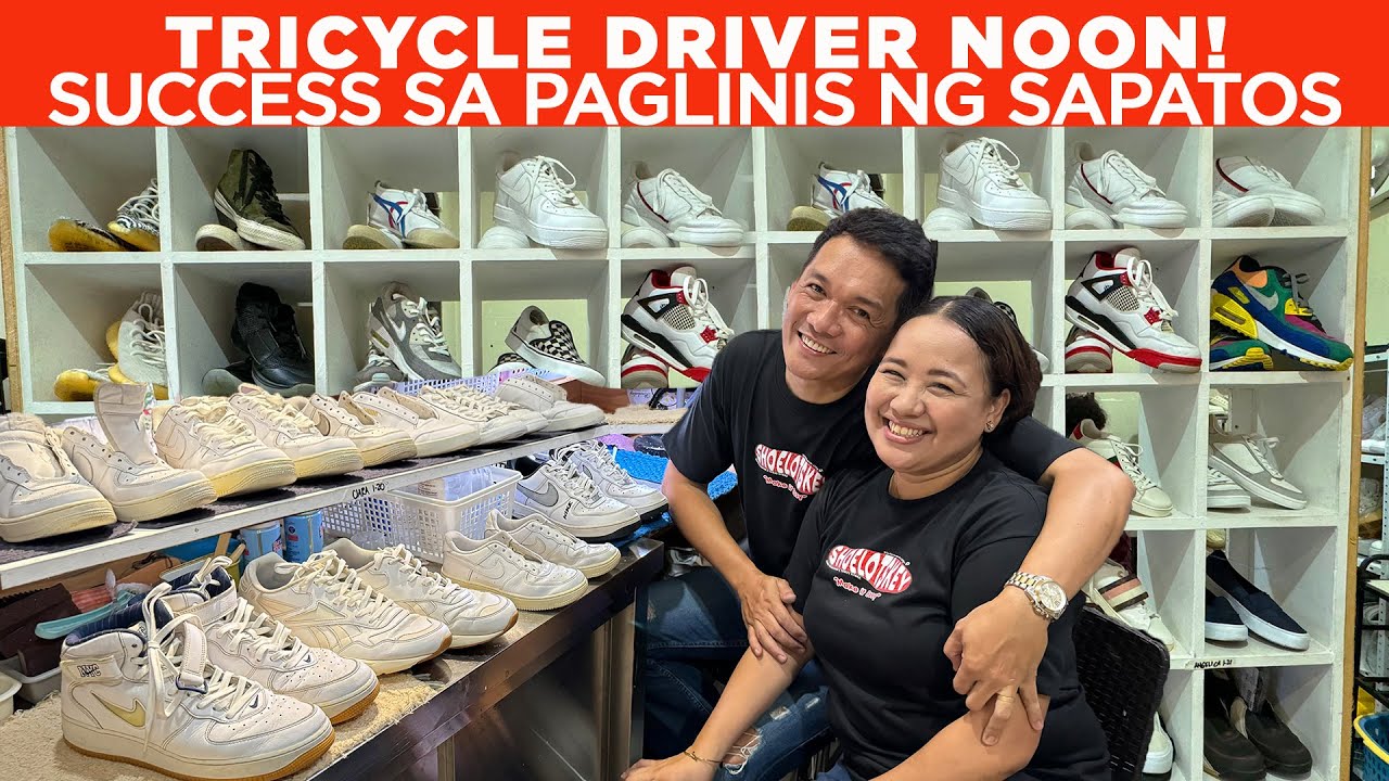 Tricycle Driver Noon, Successful Businessman dahil Paglilinis ng Sapatos!