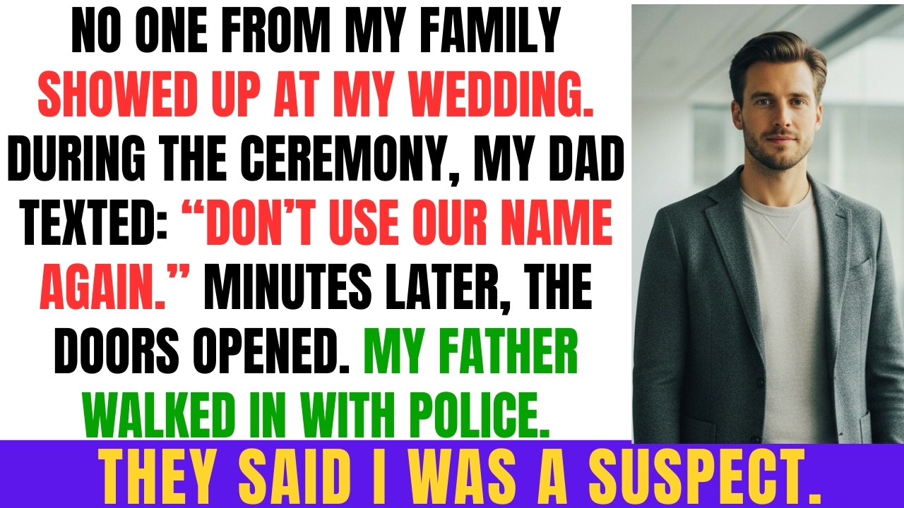 My Family Left Every Seat Empty at My Wedding — Then My Father Walked In With Police