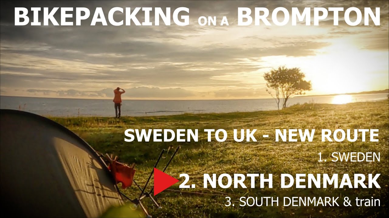 Free & easy Brompton bikepacking through Denmark, using 