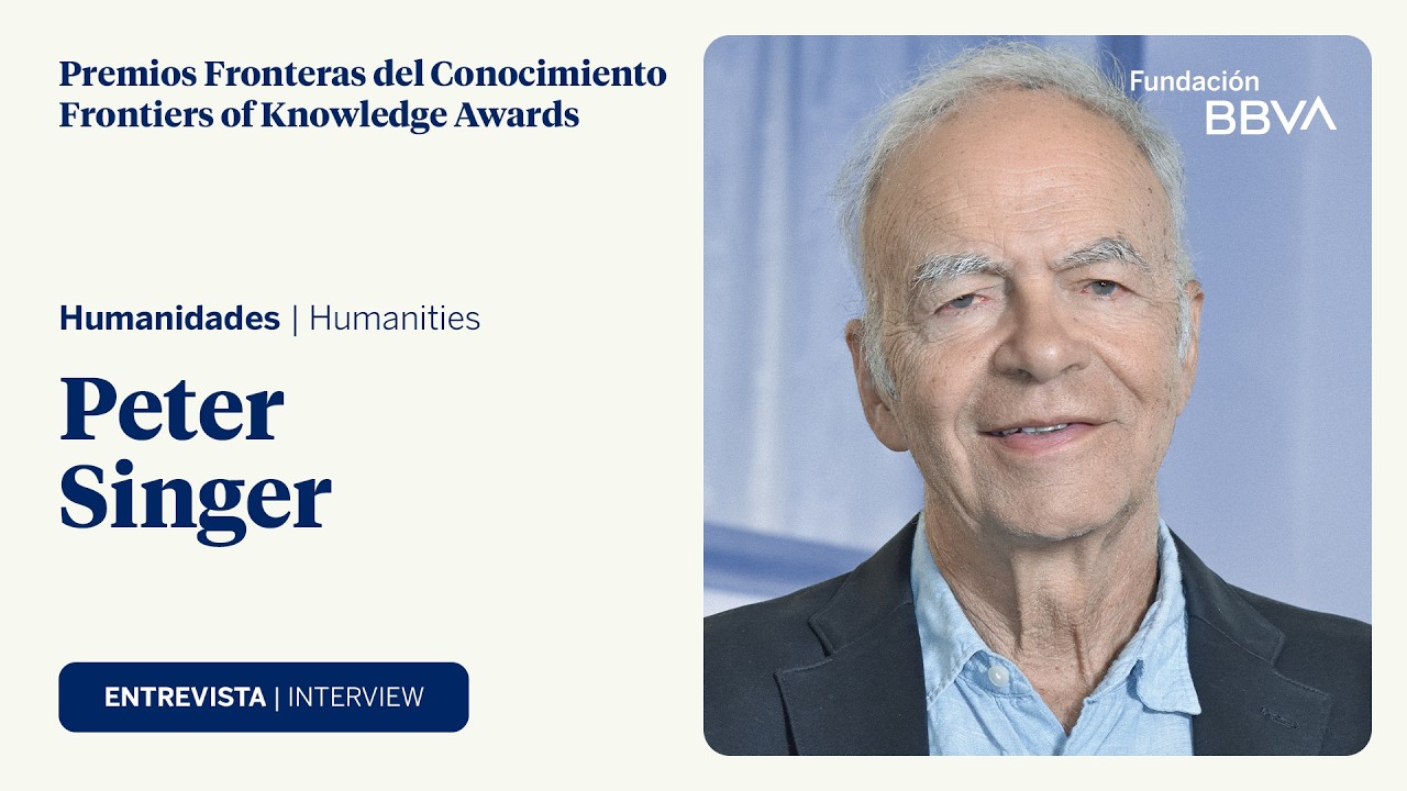 Entrevista con Peter Singer, XV Premio Fronteras del Conocimiento en Humanidades