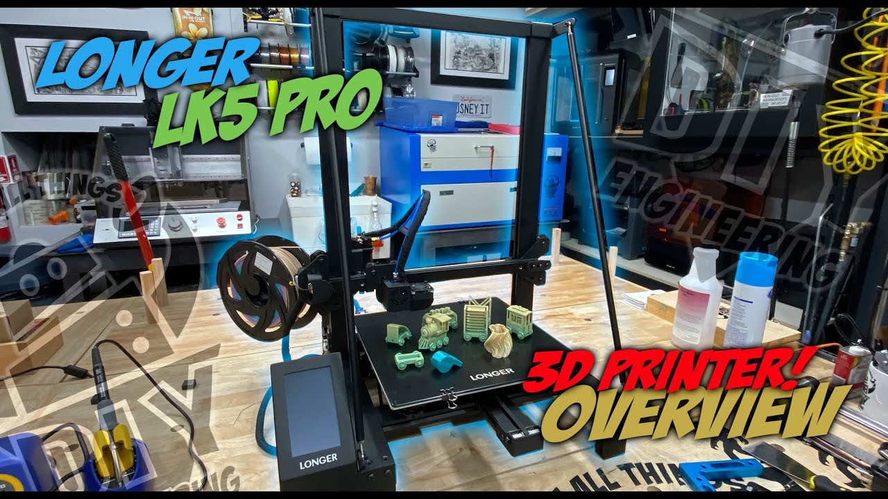 Testing a Longer 3D Printer, the LK5-Pro!