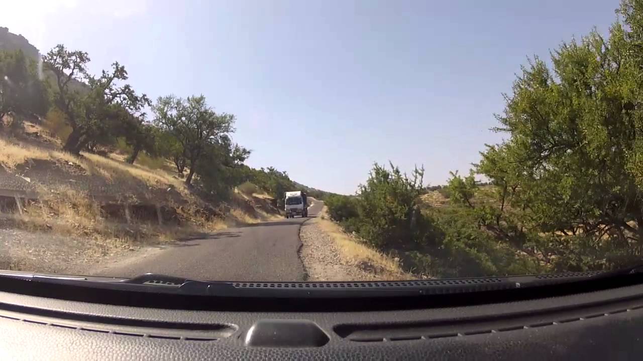 route de Taroudant à Mirleft en passant par Tafraoute