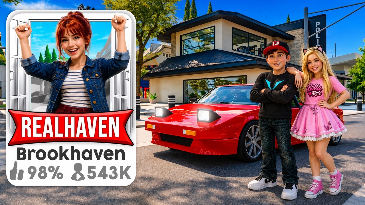 PRZENIEŚLIŚMY SIĘ DO PRAWDZIWEGO REALISTYCZNEGO BROOKHAVEN...