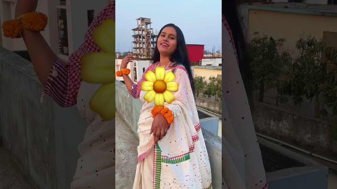 ১০০ টাকার গামছা দিয়ে শাড়ি ব্লাউজ বানাই ফেলছি। 