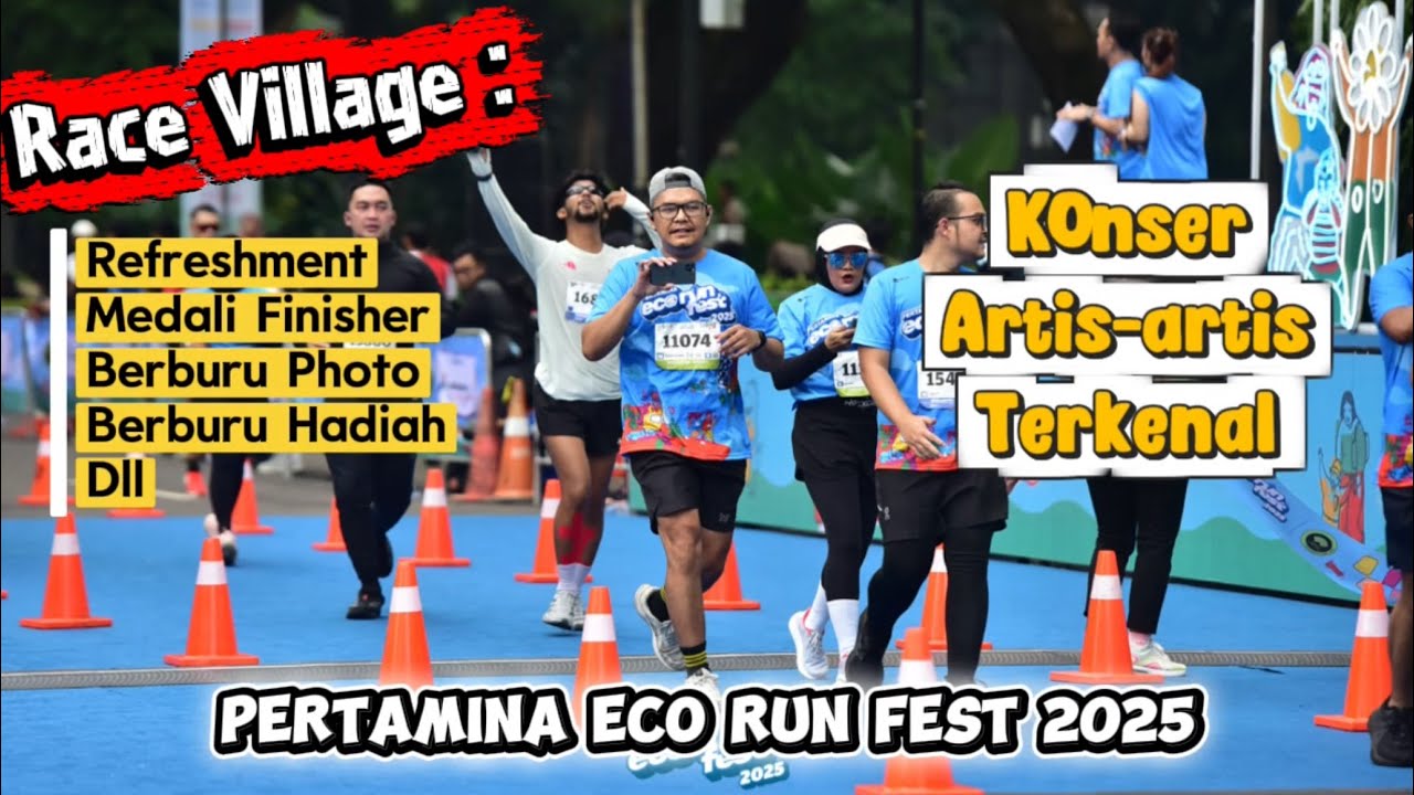 PERTAMINA ECO RUN FEST 2025, RACE VILLAGE PENUH DENGAN KONSER ARTIS TERKENAL