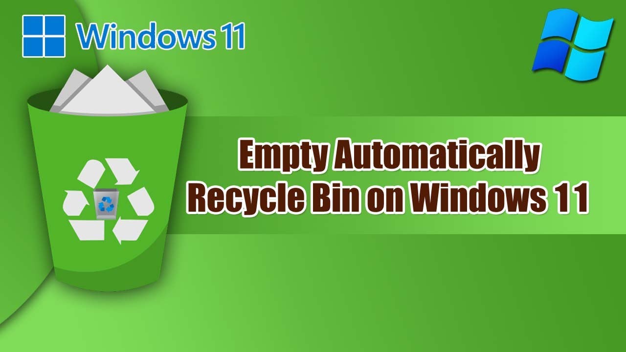 How to Empty Recycle Bin Automatically  in Windows 11 || Quick Empty  Recycle Bin Automatic